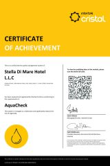 Aqua Check Certificate