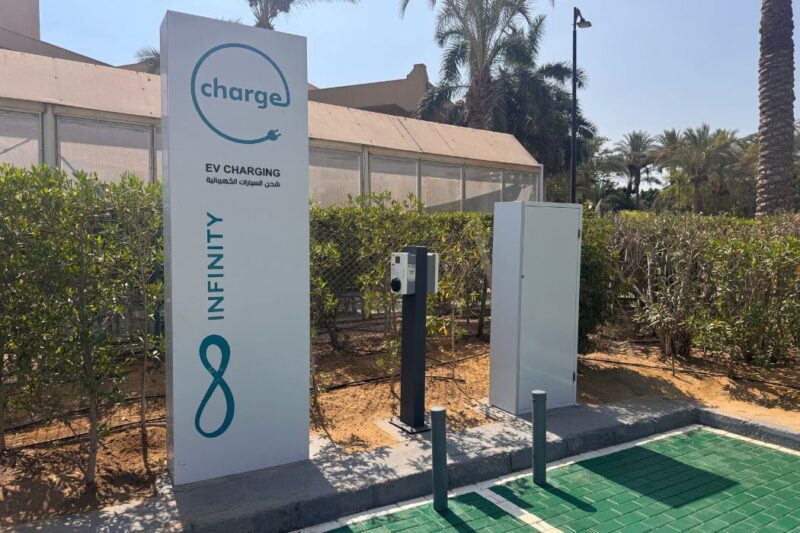 EVC Electric vehicle charging station Grand Hotel
